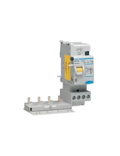 Bloque diferencial Hager bg426n 4p 500ma 25a ac 2 módulos din